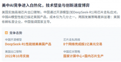 DeepSeek等公司的模子近或超越美国合作敌手